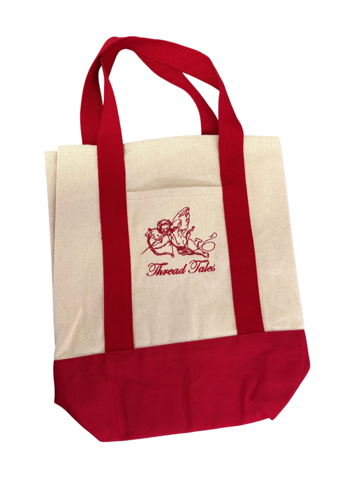 Cupid Thread Tales Tote Bag
